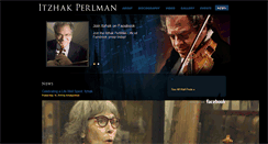 Desktop Screenshot of itzhakperlman.com